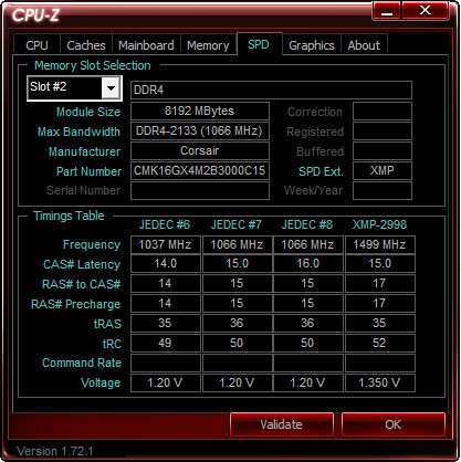 Corsair Vengeance LPX CPU Z