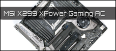 MSI X299 XPower Gaming AC News