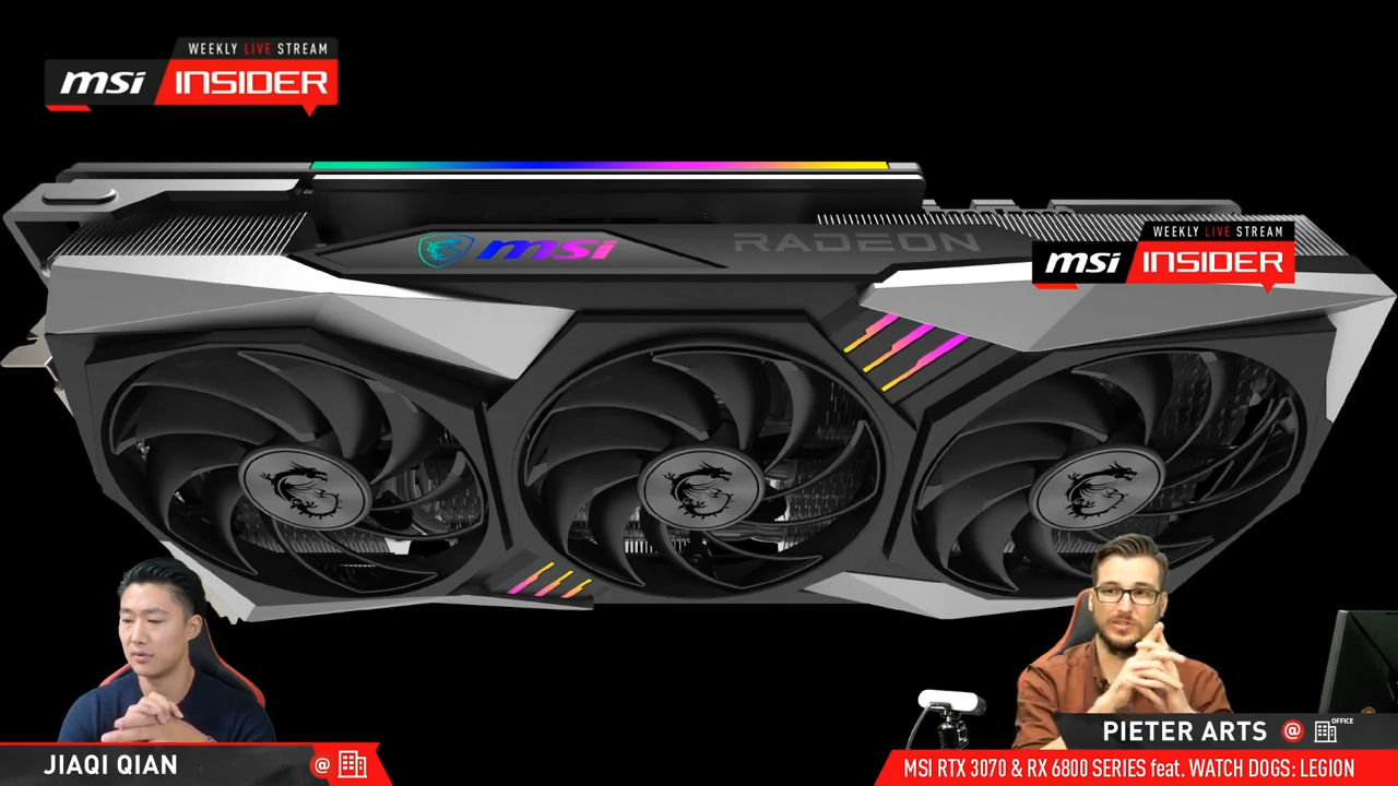 MSI Radeon RX 6800 XT GAMING X TRIO GPU
