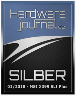 MSI X399 SLI Plus Silber Award