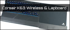 Corsair Gaming K63 Wireless K63 Lapboard Newsbild